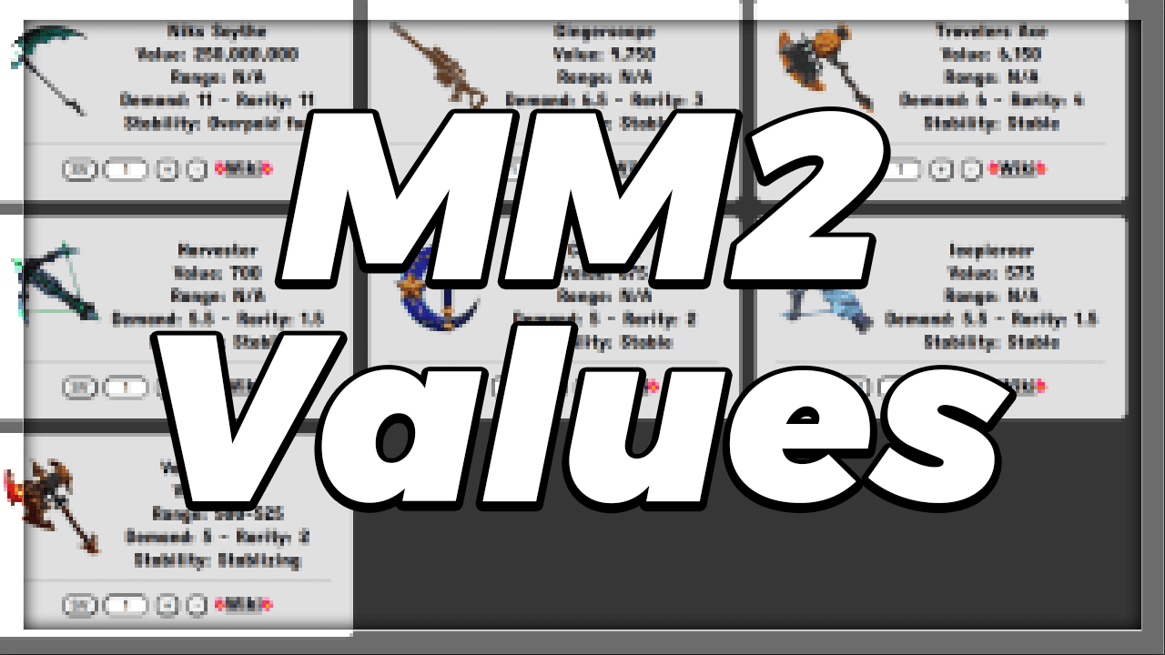 MM2 Values