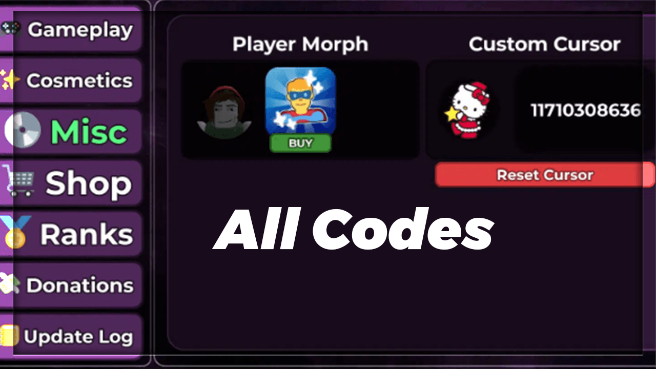 MM2 Aim Trainer Cursor Codes